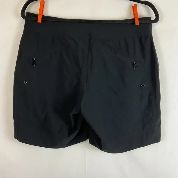 Athleta Rincon Bermuda Shorts 4 Black Pockets - Picture 6 of 10